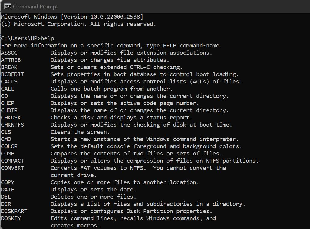 Windows Command Prompt: 45 Most Useful Windows CMD Commands with ...