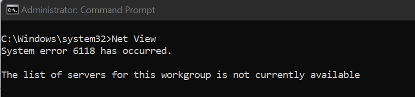 Typing net view will provide a list of computers on your current network