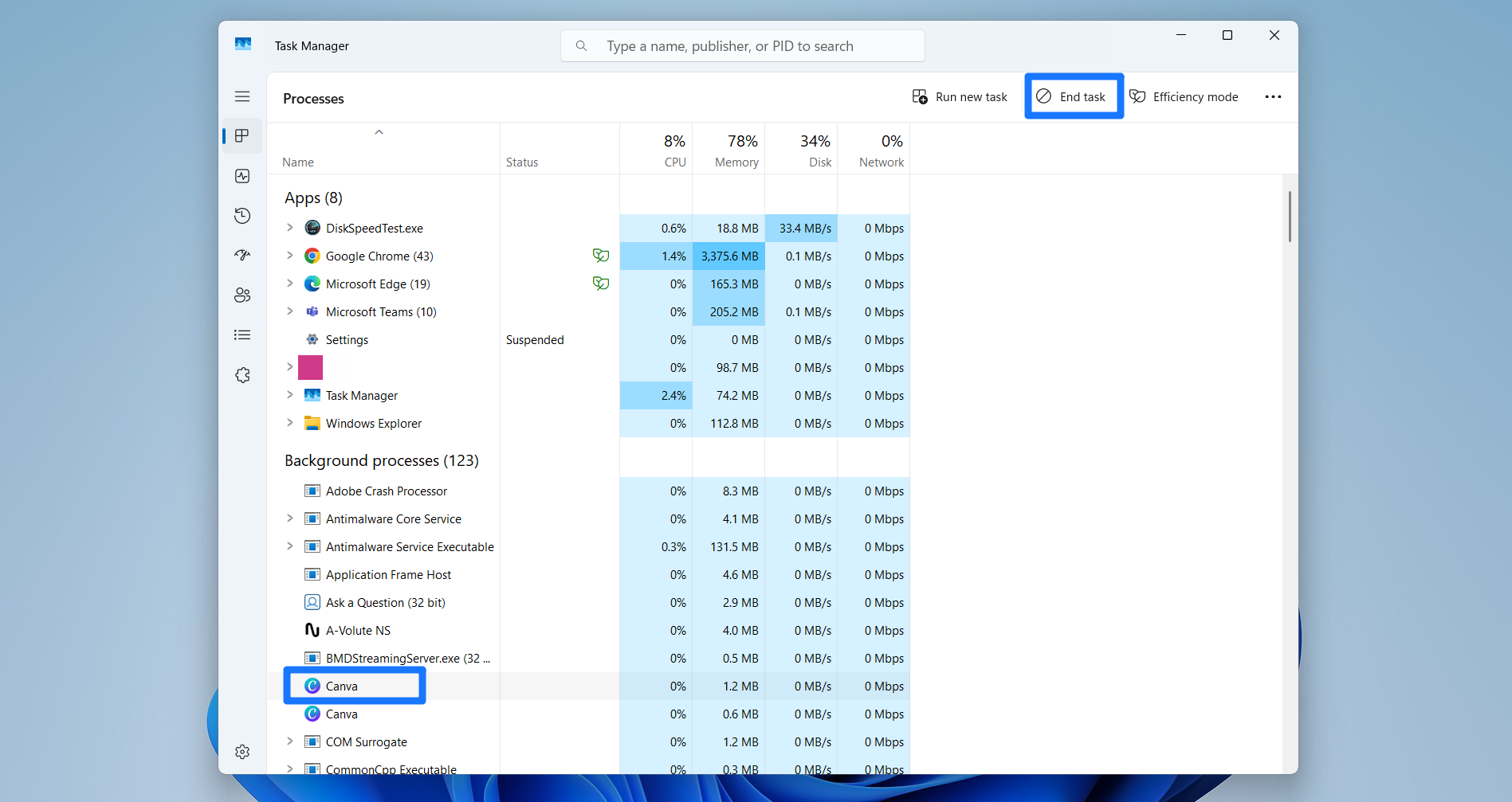 Terminating background processes and active apps reduces system drag and ensures you’re not moving files engaged by other programs