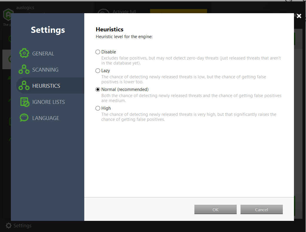 Anti-Malware also uses heuristic analysis to examine the behavior and characteristics of scanned items