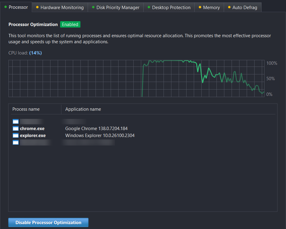 Auslgics BoostSpeed's smart tools that ensure optimal resource allocation and improve your CPU, RAM, and drive performance in real time