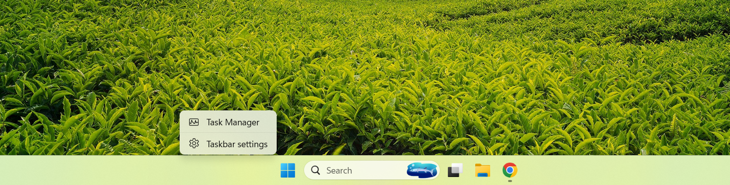 Right-click on your taskbar and click on Task Manager in the context menu