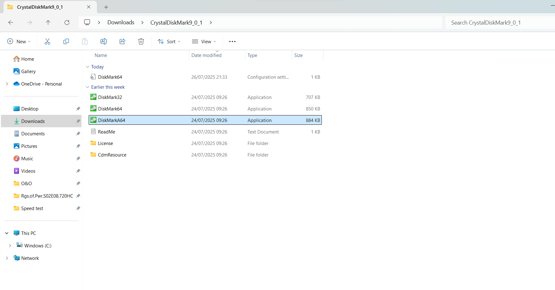 Go to the download location and extract the contents of the zip file.