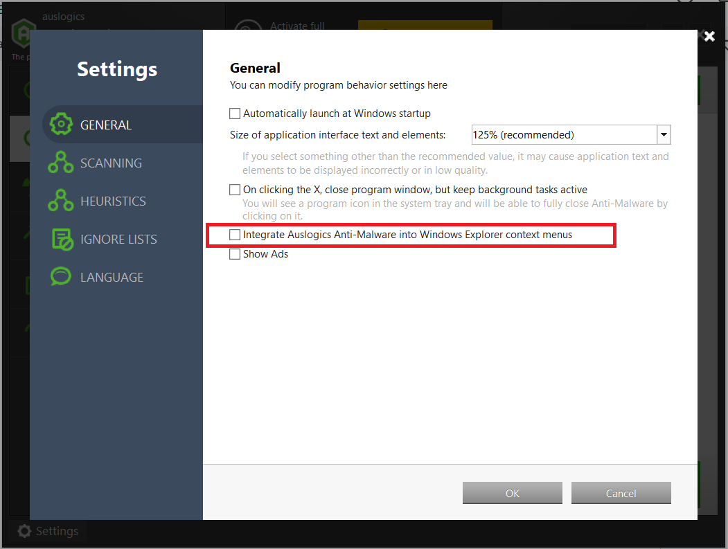 You can also integrate the tool into File Explorer, enabling you to scan files and folders on the go