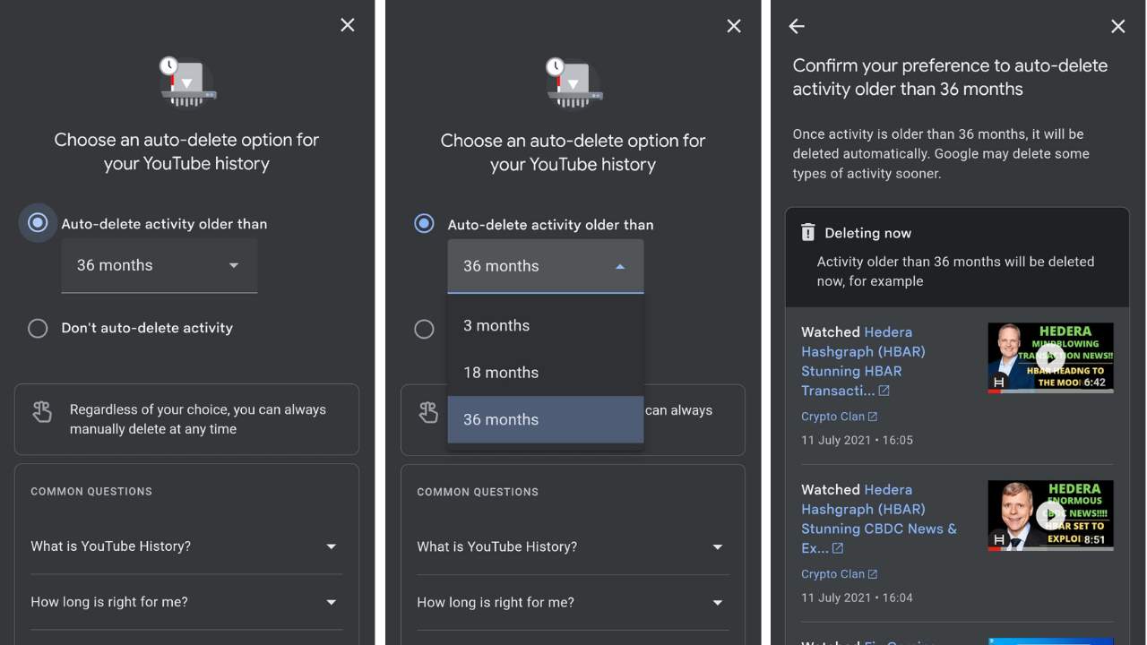 Tap Confirm to delete it