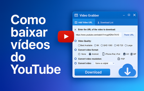 Como posso baixar vídeos do YouTube e outras plataformas em 2026 (de forma segura e prática)