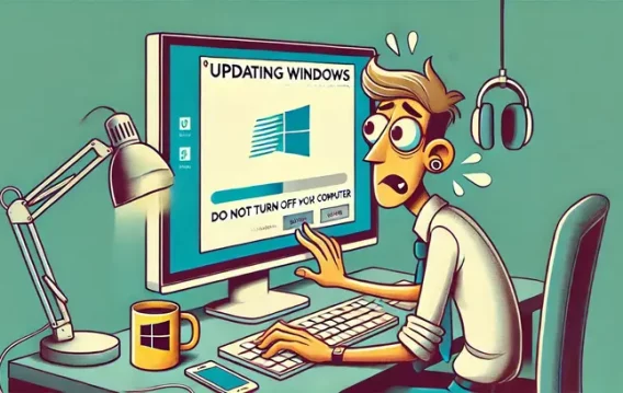 Desligar o PC Durante uma Atualização do Windows 10/11 em Andamento