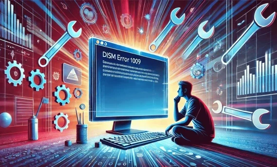 Como resolver o erro 1009 do DISM?