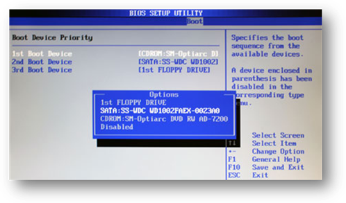 BIOS screenshot